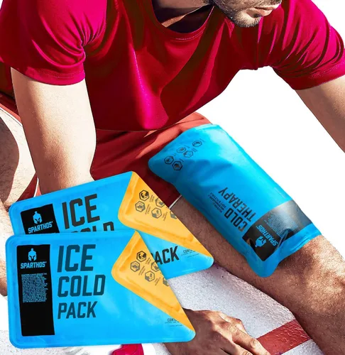 Vista 14 de Sparthos - Bolsas de hielo para lesiones (gel reutilizable en frío caliente)