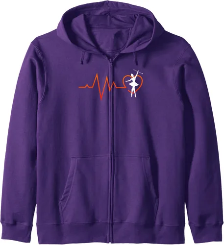 Vista 6 de Majorette Heartbeat Gymnastics Baton Twirling Zip Hoodie