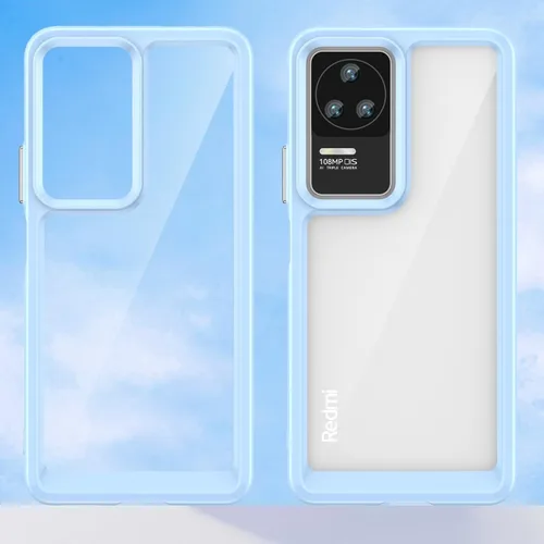 Vista 6 de Funda transparente para Redmi K50, Redmi K50 Pro/Redmi K60E con protector de pantalla, antiarañazos, a prueba de golpes, de policarbonato duro