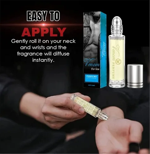 Vista 4 de Perfume de feromonas para hombres, perfumes de feromonas para hombres con aceite de colonia de estilo natural de larga duración, perfume para Para