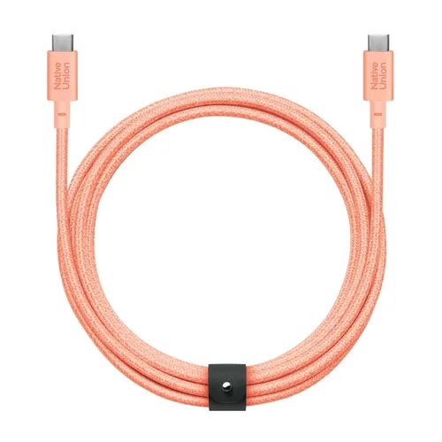 Vista 10 de Native Union Cable de correa XL de 100 W – Cable de carga USB-C a USB-C ultra fuerte de 10 pies para iPhone 17/17 Pro/17e, iPhone Air, MacBook Cosmos