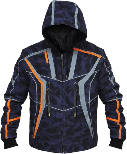 Vista 2 de NM-Fashions Iron War Superhero Man - Sudadera con capucha infinita de alta calidad para hombre