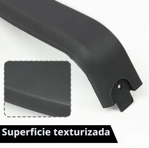 Vista 5 de Guardabarros CHEDA estilo de fábrica texturizado negro