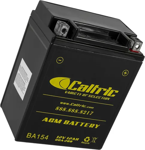 Vista 5 de Caltric Agm - Batería compatible con Suzuki Gs750B Gs750C Gs750E Gs750Ec Gs750L Gs750N Gs750S Gs750T