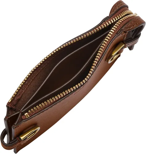 Vista 3 de Fossil Funda para tarjetas Kier de piel con cremallera para mujer