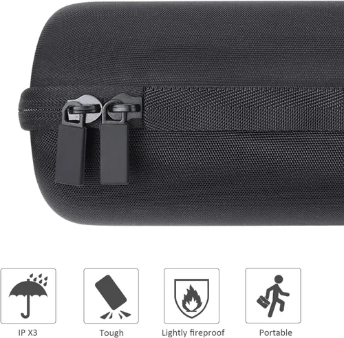 Vista 5 de co2CREA Funda rígida de repuesto para altavoz Bluetooth portátil Bose SoundLink Revolve Series II, carcasa negra