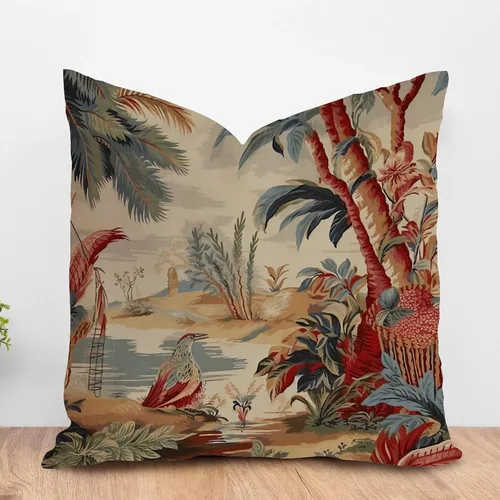 Vista 13 de ArogGeld Funda de cojín para sofá de granja con diseño de pájaro chinoiserie amarillo y gris, peonía, pavo real, decoración del hogar, funda