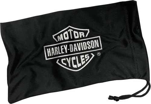 Vista 2 de Harley-Davidson Gafas de sol angulares para hombre, marcos blancos y lentes de espejo burdeos