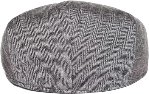Vista 4 de Sombrero de verano transpirable para hombre de lino con hiedra plana