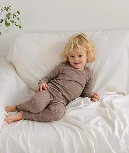 Vista 55 de AVAUMA Conjunto de pijama de algodón para bebés y niñas de 6 meses a 7 años