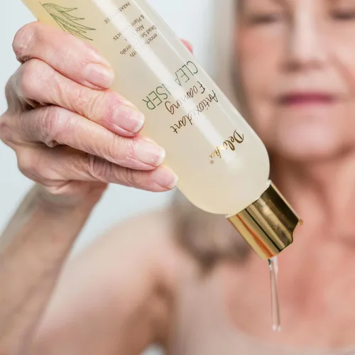 Vista 2 de Deluvia - Limpiador facial diario con espuma antioxidante y lavado facial, limpiador facial suave hidratante para pieles sensibles y secas, lavado