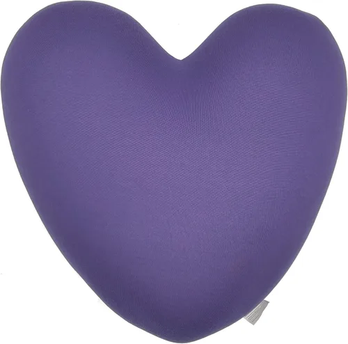 Vista 6 de Almohada decorativa de microcuentas en forma de corazón, funda súper suave y deliciosamente esponjosa de 14 x 13 pulgadas