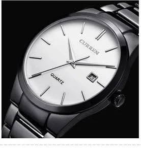 Vista 2 de Reloj de pulsera analógico de cuarzo con fecha para hombre