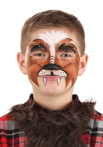 Vista 4 de Kit Exclusivo de Maquillaje de Hombre Lobo Multicolor