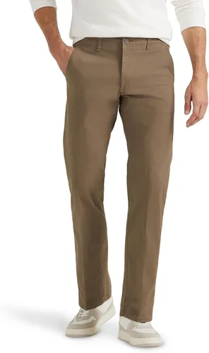 Vista 9 de Lee Extreme Motion Pantalón regular recto sin pliegues al frente para hombre