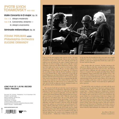 Vista 2 de Tchaikovsky Violin Concerto, Serenade Melancolique