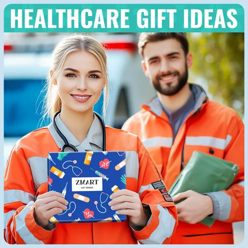 Vista 5 de Zmart EMT Doctor Gifts for Men - EMS Week Gifts, Paramedic Gift for Women, EMT Doctor Socks