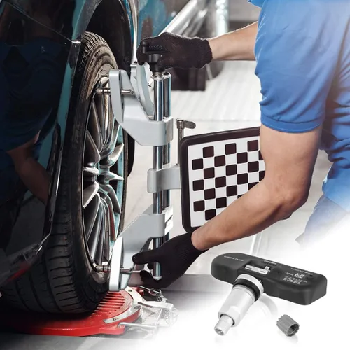 Vista 3 de X AUTOHAUX 6G92-1A159-BB Sistema de Monitoreo de Presión de Neumáticos Sensor TPMS Sensor 433MHz para Volvo C30 C70