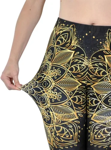 Vista 3 de Comfy Yoga Talla grande LXL Leggings de yoga ligeros Pantalones de yoga de talla grande Leggings de entrenamiento de cintura alta para mujer