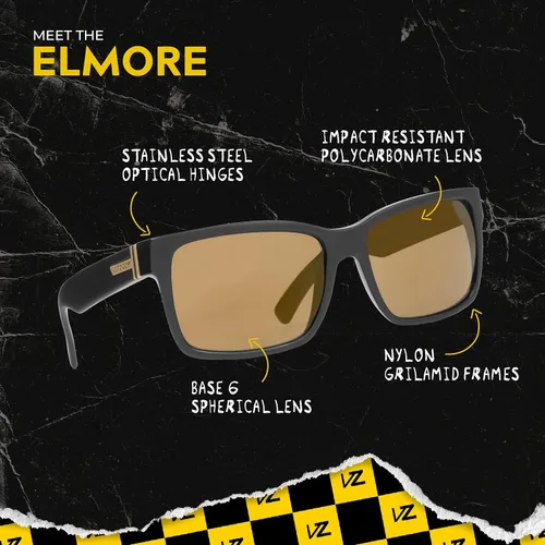 Vista 4 de VonZipper Elmore Gafas de sol cuadradas