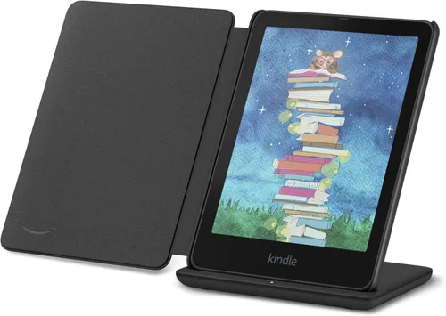 Vista 2 de Introducing Amazon Kindle Colorsoft Signature Edition Essentials Bundle including Kindle Colorsoft Signature Edition (32GB)- Black, Premium Leather