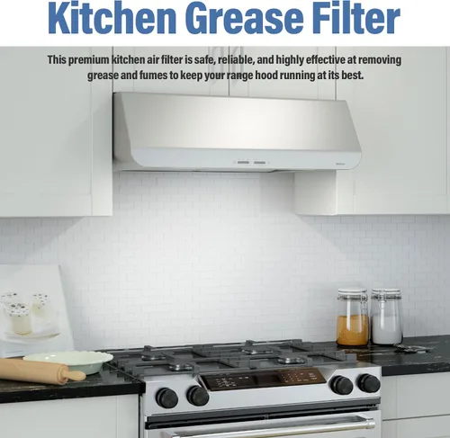 Vista 5 de BP57 - Filtro de campana extractora con lente de luz para filtro de grasa de escape de cocina Broan-NuTone, filtro de aire de ventilación de campana