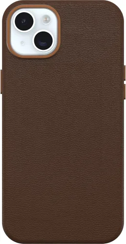 Vista 11 de OtterBox Funda protectora de piel para iPhone 15 Symmetry Series Cactus para MagSafe, color negro ASH (negro), delgada, premium, funda protectora