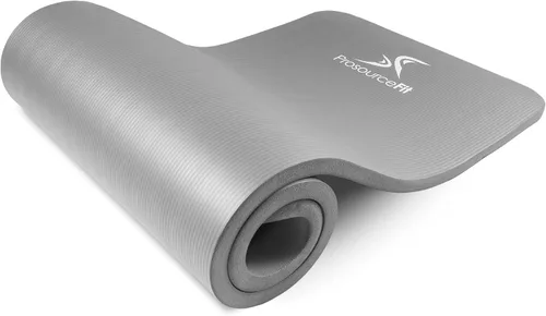 Vista 9 de ProsourceFit Extra Thick Yoga and Pilates Mat 1/2” (13mm) or 1" (25mm), 71-inch Long High Density Exercise Mat with Comfort Foam and Carrying Strap