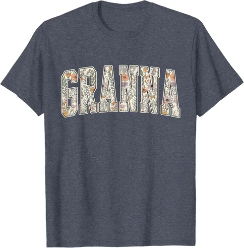 Vista 62 de Granna - Camiseta retro para el día de la madre Negro