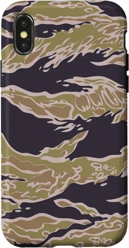 Vista 5 de US Army Tiger Stripe Camo Vietnam Special Forces Camouflage Case para iPhone 17