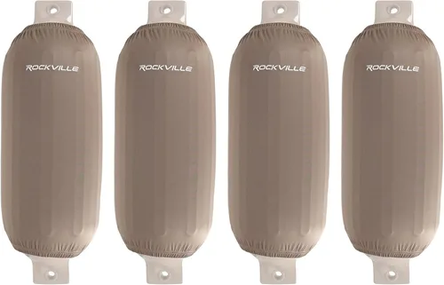 Vista 73 de Rockville C8527NB - Paquete de 4 fundas para guardabarros de barco de 8.5 x Azul marino