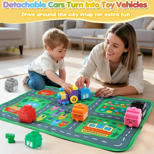 Vista 4 de URMYWO Juguetes de aprendizaje para niños y niñas de 1, 2 y 3 años