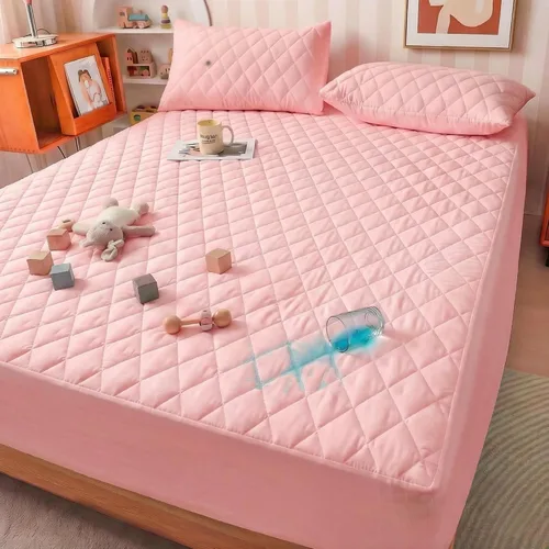 Vista 8 de Funda de colchón, funda de colchón impermeable, tamaño completo, ultrasuave y transpirable, lavable a máquina, adecuada para el hogar, dormitorio