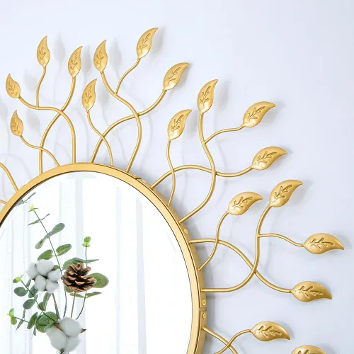 Vista 2 de Chende Espejo decorativo moderno para decoración, espejo de sala de estar para decoración