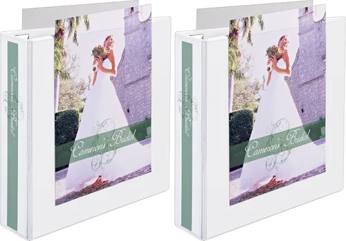 Vista 11 de Avery® Carpeta resistente con 3 anillas, extra ancha, anillos EZD® de 1 pulgada, 1 carpeta blanca (01318)