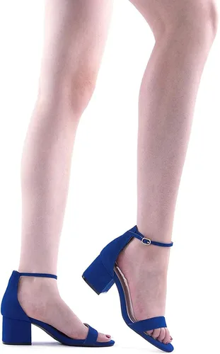 Vista 6 de DREAM PAIRS Sandalias de tacón bajo y ancho bajo para mujer