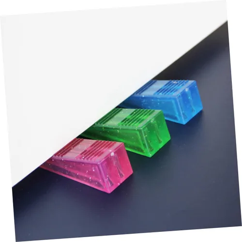 Vista 5 de Tope de puerta verde antideslizante protector de dedo flexible Soporte de puerta para todo el diseño de cristal de piso para puertas de cierre