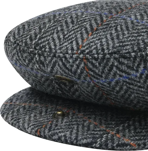 Vista 23 de Hombres Mezcla de Lana Ivy Newsboy Gorra Tweed Gatsby Cabbie Flat Hat
