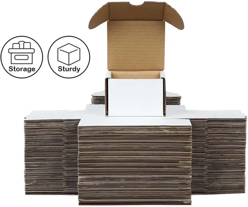 Vista 5 de PIT66 Caja de almacenamiento de 200 tarjetas intercambiables, paquete de 50 cajas de almacenamiento de cartón corrugado para tarjetas