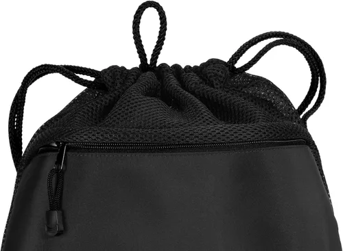 Vista 3 de Broad Bay Bolsa de cordón personalizada Mochila personalizada Cinch Pack Malla única y microfibra