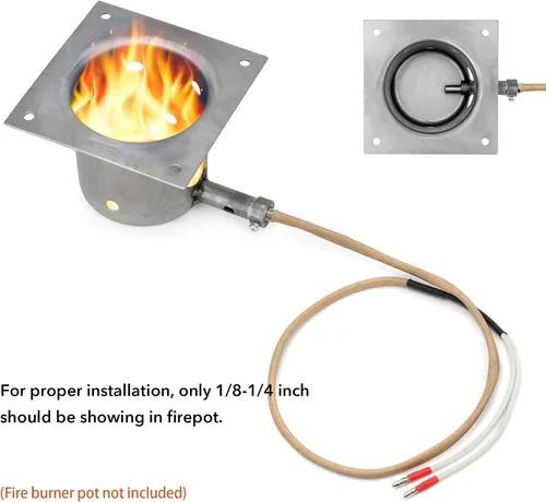 Vista 5 de Stanbroil Igniter - Repuesto de varilla caliente para parrilla de pellets Green Mountain Davy Crockett de 12 V, metal