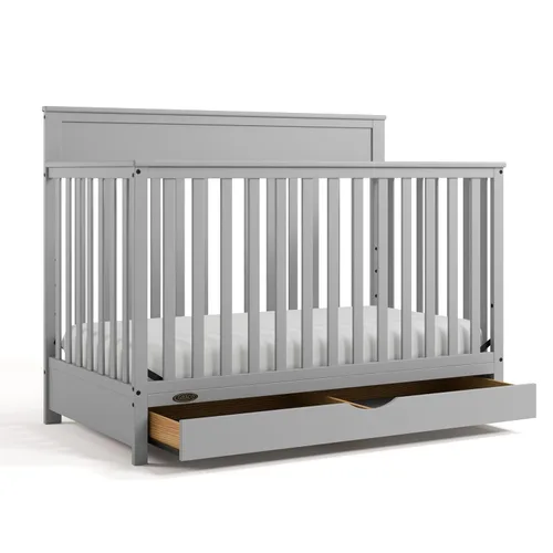 Vista 8 de Graco Shiloh - Cuna convertible 5 en 1 con cajón - Cuna de bebé con certificación GREENGUARD Gold hecha de madera, se convierte en cama infantil