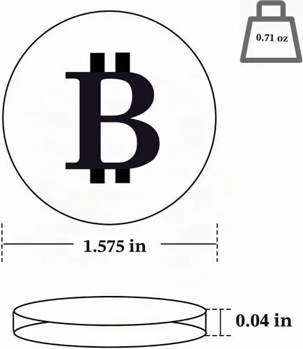 Vista 7 de Moneda Bitcoin de 12 piezas, fichas conmemorativas físicas de Bitcoin doradas con funda protectora, coleccionables de criptomonedas Blockchain
