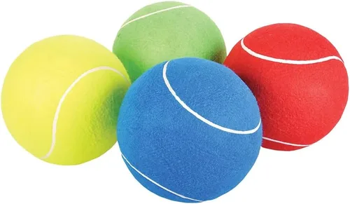 Vista 4 de Rhode Island Novelty Pelota de tenis jumbo de 8 pulgadas, 1 pieza por pedido