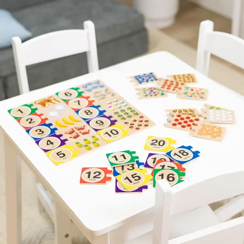 Vista 9 de Melissa & Doug Rompecabezas de números para autocorrección, Multicolor/Ninguno