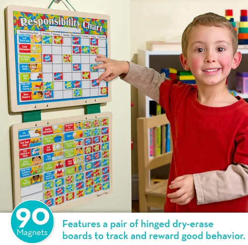 Vista 2 de Melissa & Doug Tabla magnética de responsabilidad, Gráfico magnético de responsabilidad