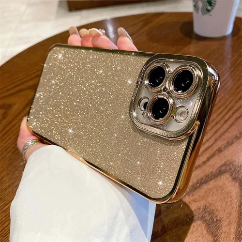 Vista 4 de Compatible con iPhone 13 Pro Max - Funda transparente brillante y brillante de lujo para iPhone 13 Pro Max de 6.7 pulgadas, protección de cámara