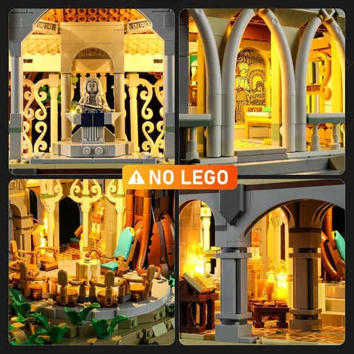 Vista 2 de LIGHTAILING Luz para Lego - 10316 Rivendell - Kit de iluminación LED compatible con modelo de bloques de construcción Lego - NO incluye el juego