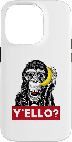 Vista 16 de Funda para iPhone 11 Pro Max Y'ello Monkey Calling Funny Supreme Print Case