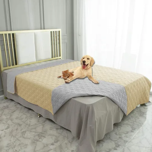 Vista 21 de Ameritex Manta Impermeable Reversible Cubierta para Cama de Perro Manta para Mascotas para Muebles Cama Sofá Sillón